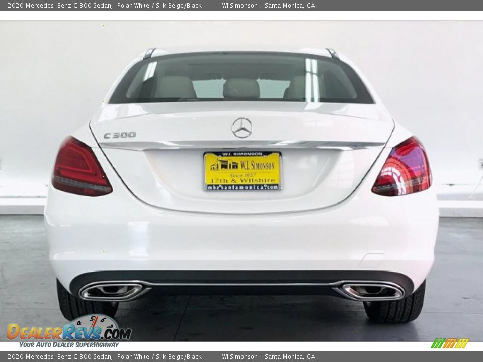 2020 Mercedes-Benz C 300 Sedan Polar White / Silk Beige/Black Photo #3