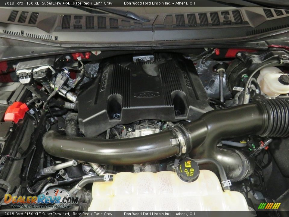 2018 Ford F150 XLT SuperCrew 4x4 Race Red / Earth Gray Photo #6