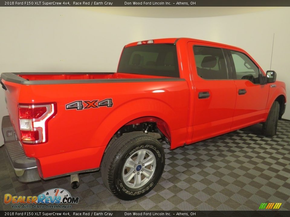 2018 Ford F150 XLT SuperCrew 4x4 Race Red / Earth Gray Photo #13
