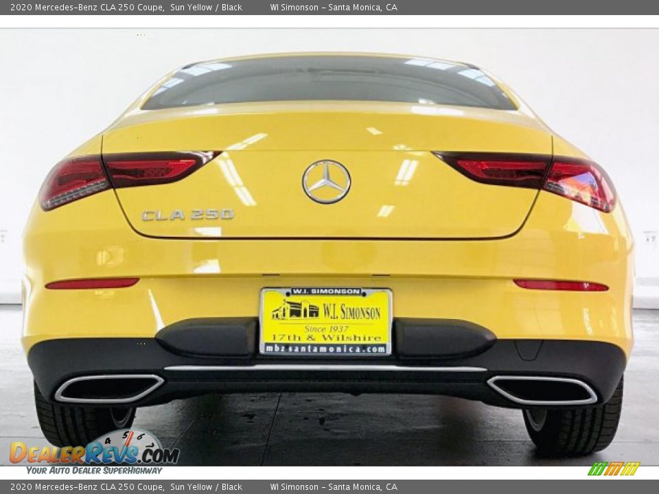 2020 Mercedes-Benz CLA 250 Coupe Sun Yellow / Black Photo #3