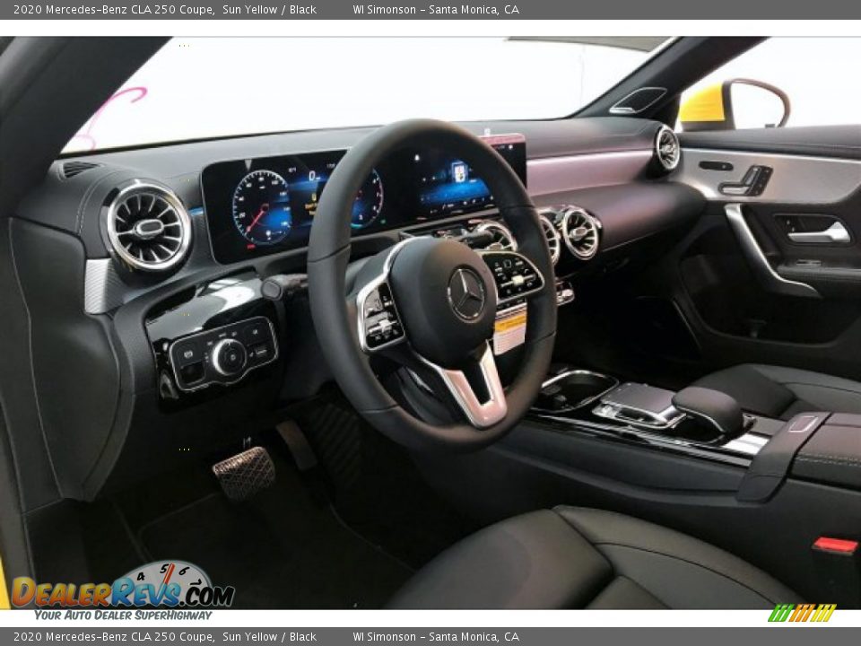 2020 Mercedes-Benz CLA 250 Coupe Sun Yellow / Black Photo #4
