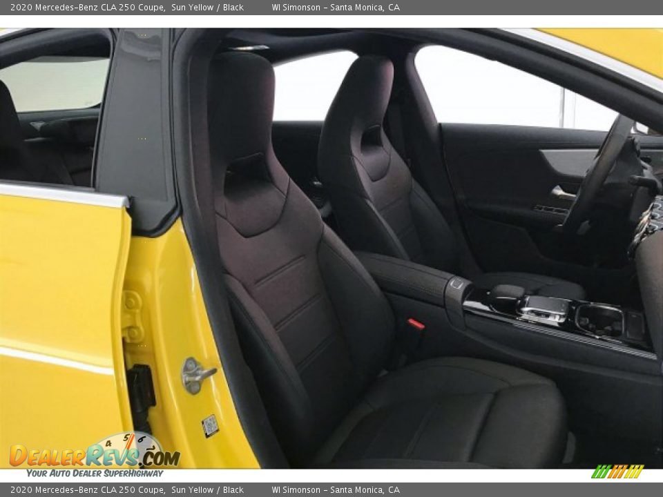 2020 Mercedes-Benz CLA 250 Coupe Sun Yellow / Black Photo #5