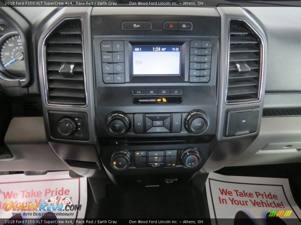 2018 Ford F150 XLT SuperCrew 4x4 Race Red / Earth Gray Photo #35