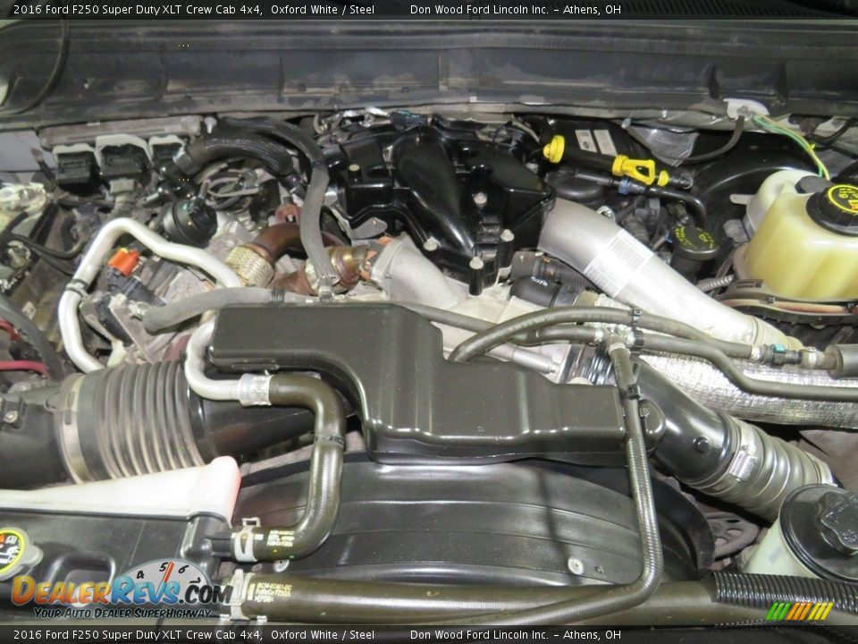 2016 Ford F250 Super Duty XLT Crew Cab 4x4 Oxford White / Steel Photo #6