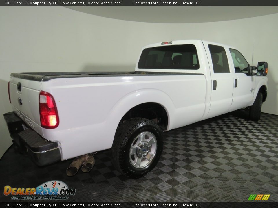 2016 Ford F250 Super Duty XLT Crew Cab 4x4 Oxford White / Steel Photo #13