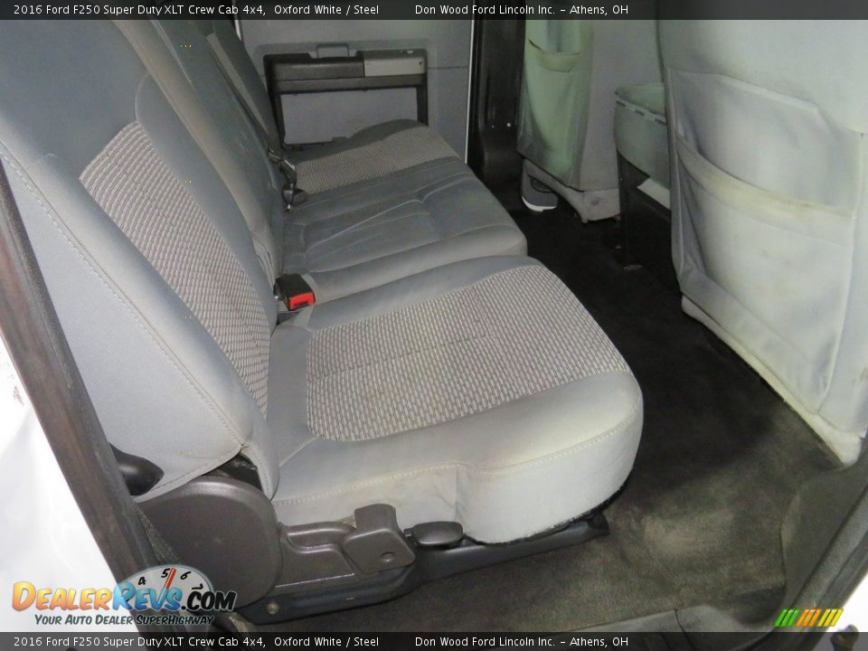 2016 Ford F250 Super Duty XLT Crew Cab 4x4 Oxford White / Steel Photo #22