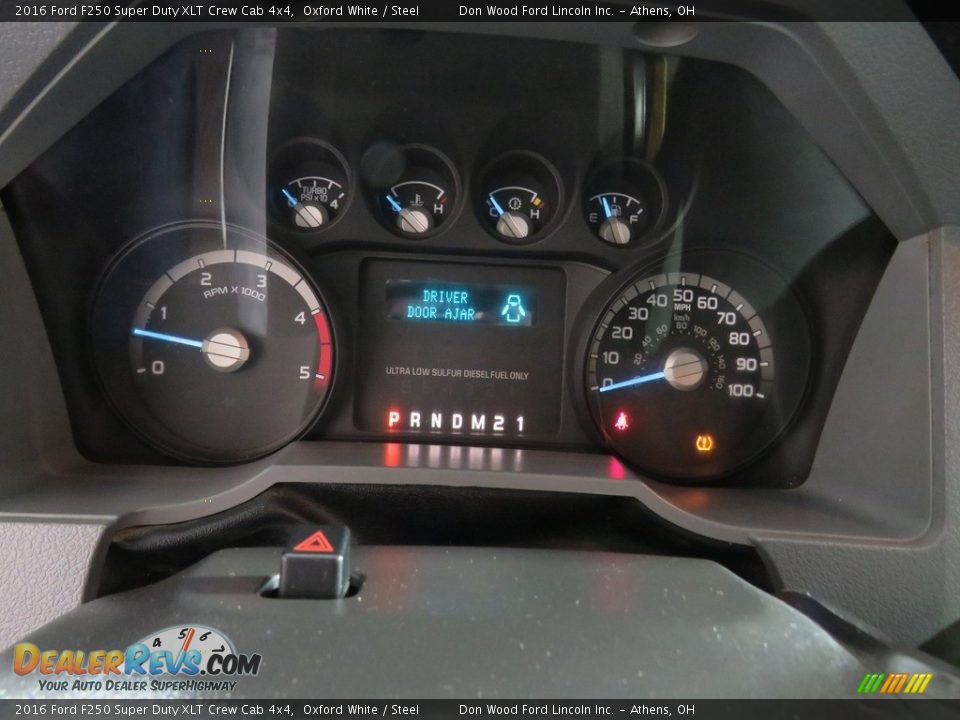 2016 Ford F250 Super Duty XLT Crew Cab 4x4 Oxford White / Steel Photo #26