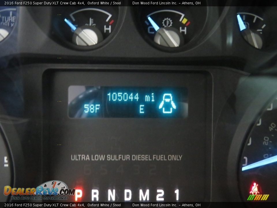 2016 Ford F250 Super Duty XLT Crew Cab 4x4 Oxford White / Steel Photo #27