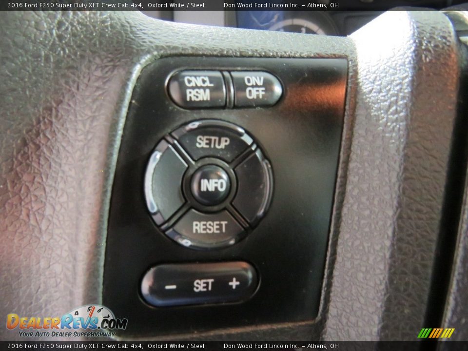 2016 Ford F250 Super Duty XLT Crew Cab 4x4 Oxford White / Steel Photo #30