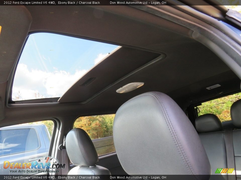 2012 Ford Escape Limited V6 4WD Ebony Black / Charcoal Black Photo #2