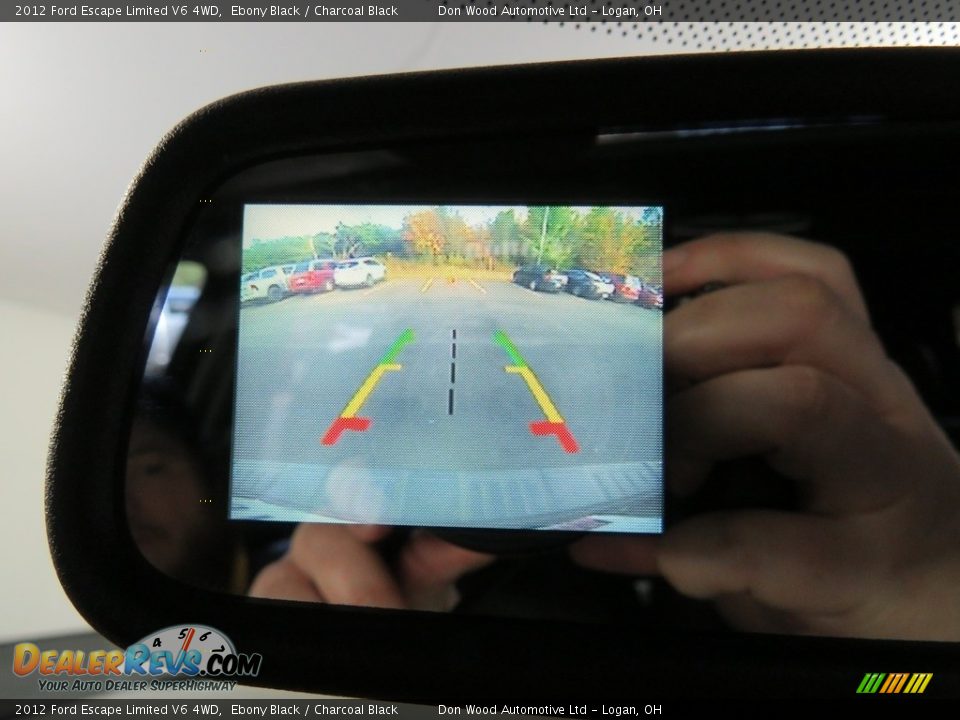 2012 Ford Escape Limited V6 4WD Ebony Black / Charcoal Black Photo #3