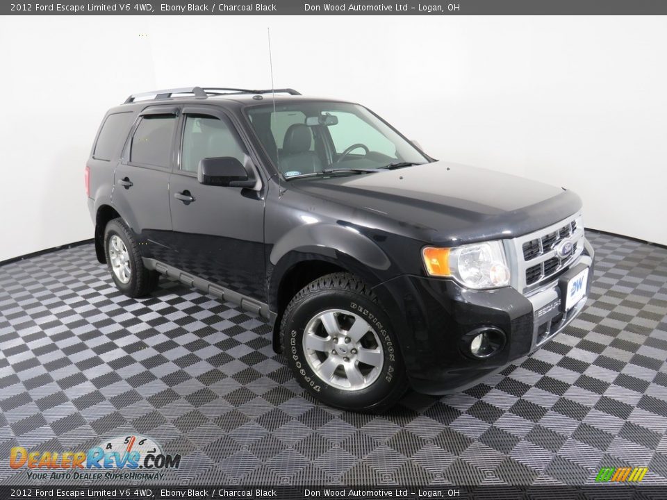 2012 Ford Escape Limited V6 4WD Ebony Black / Charcoal Black Photo #4