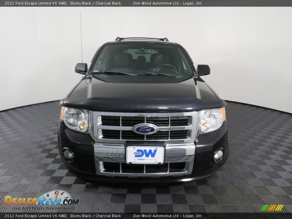 2012 Ford Escape Limited V6 4WD Ebony Black / Charcoal Black Photo #6