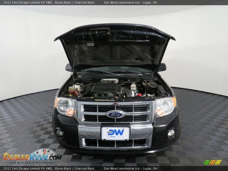 2012 Ford Escape Limited V6 4WD Ebony Black / Charcoal Black Photo #7