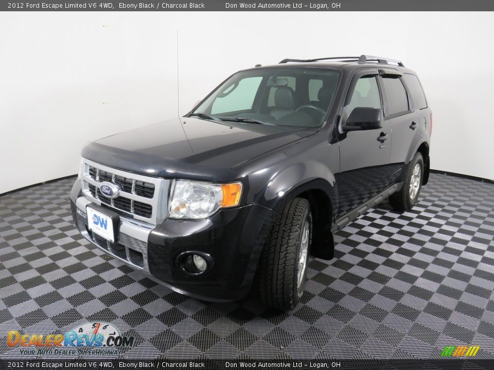 2012 Ford Escape Limited V6 4WD Ebony Black / Charcoal Black Photo #9