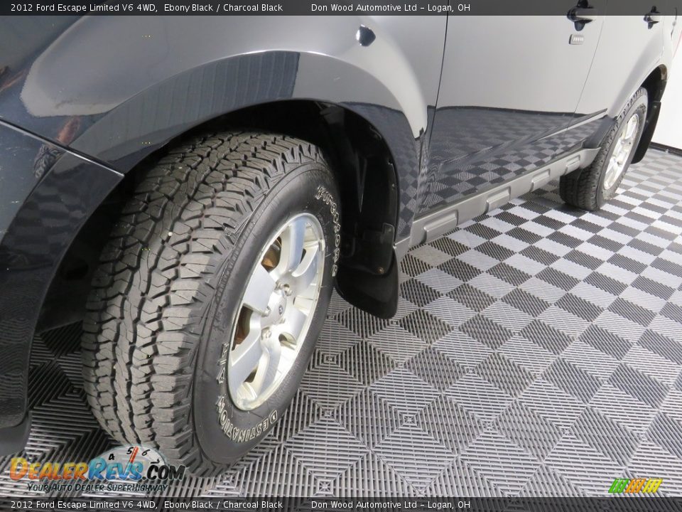 2012 Ford Escape Limited V6 4WD Ebony Black / Charcoal Black Photo #10