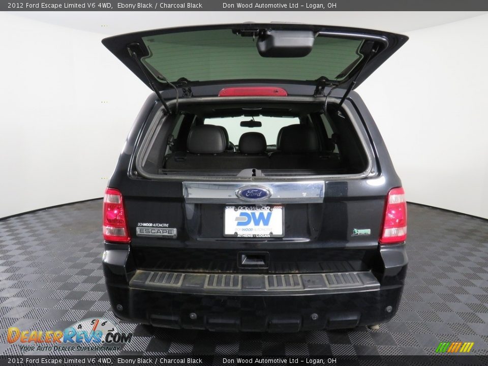 2012 Ford Escape Limited V6 4WD Ebony Black / Charcoal Black Photo #14