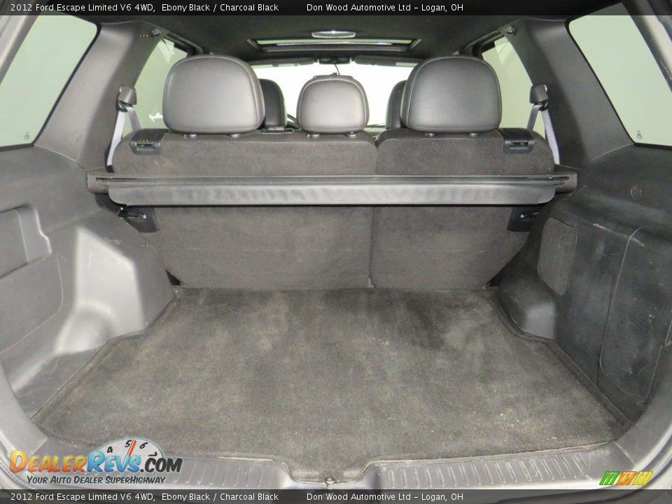 2012 Ford Escape Limited V6 4WD Ebony Black / Charcoal Black Photo #16