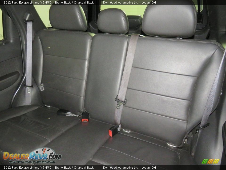 2012 Ford Escape Limited V6 4WD Ebony Black / Charcoal Black Photo #32