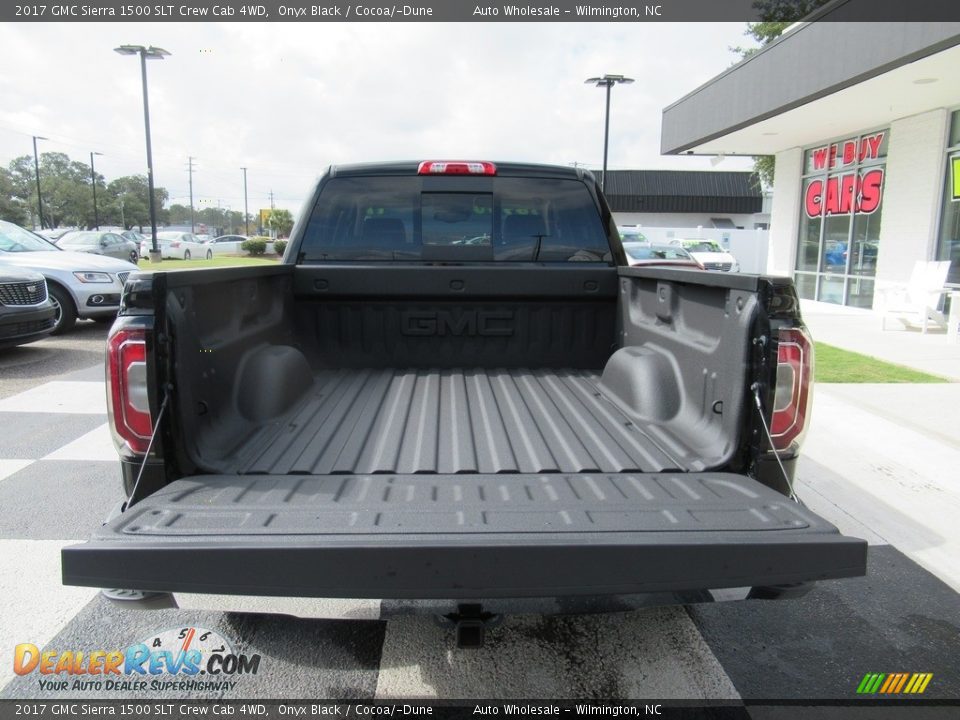 2017 GMC Sierra 1500 SLT Crew Cab 4WD Onyx Black / Cocoa/­Dune Photo #5