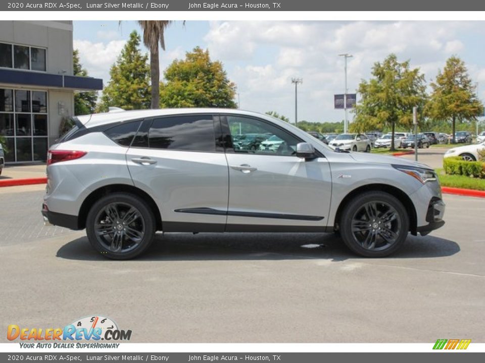 2020 Acura RDX A-Spec Lunar Silver Metallic / Ebony Photo #8