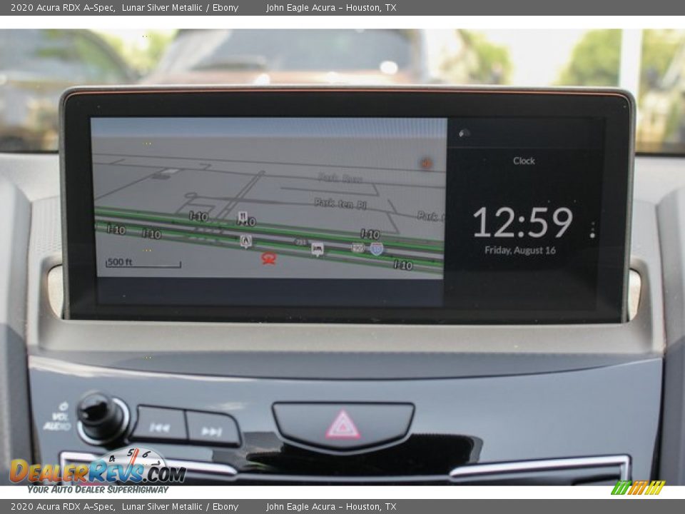 2020 Acura RDX A-Spec Lunar Silver Metallic / Ebony Photo #28