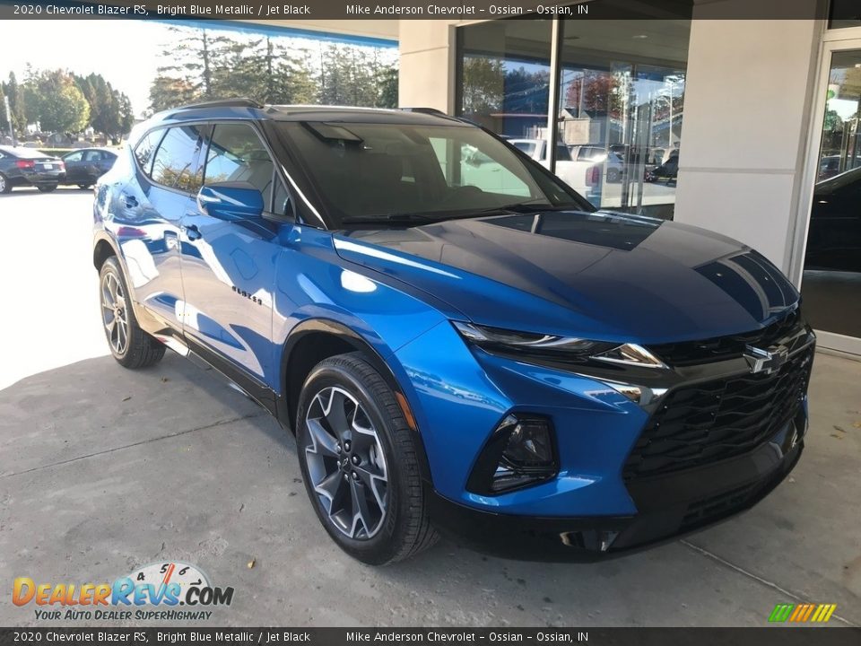 2020 Chevrolet Blazer RS Bright Blue Metallic / Jet Black Photo #1