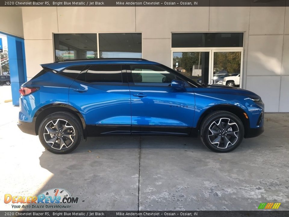 2020 Chevrolet Blazer RS Bright Blue Metallic / Jet Black Photo #2