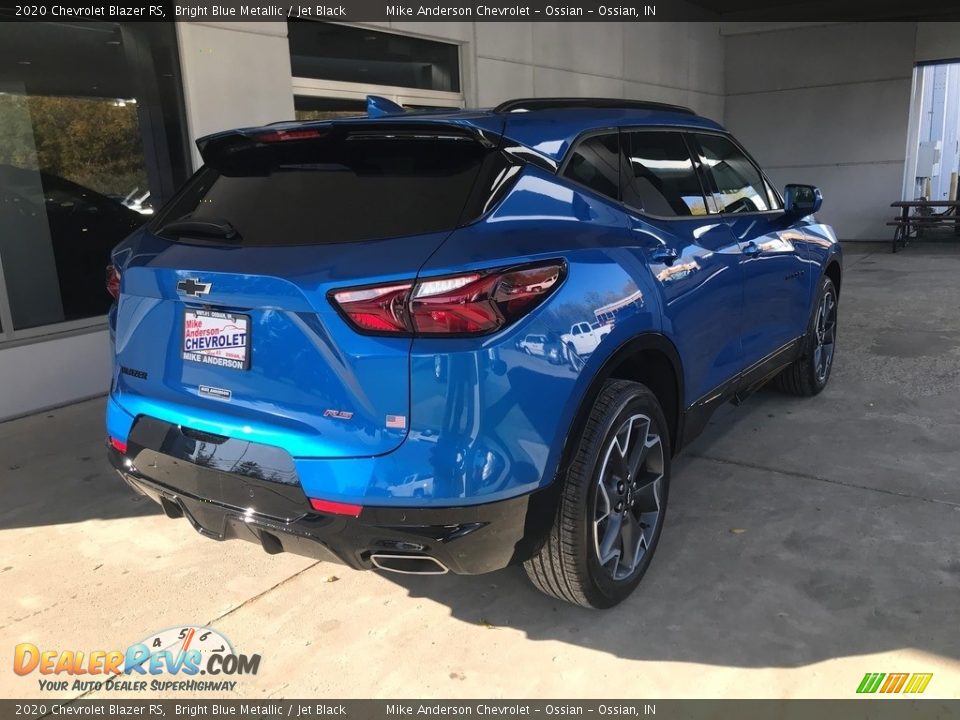 2020 Chevrolet Blazer RS Bright Blue Metallic / Jet Black Photo #3