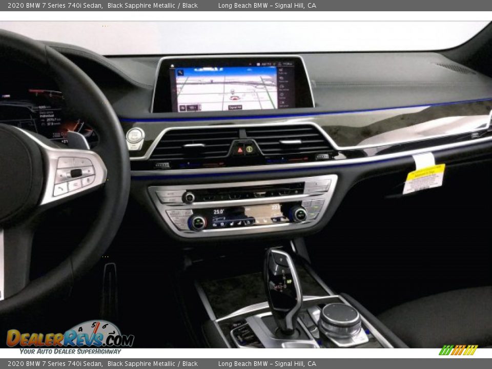2020 BMW 7 Series 740i Sedan Black Sapphire Metallic / Black Photo #5