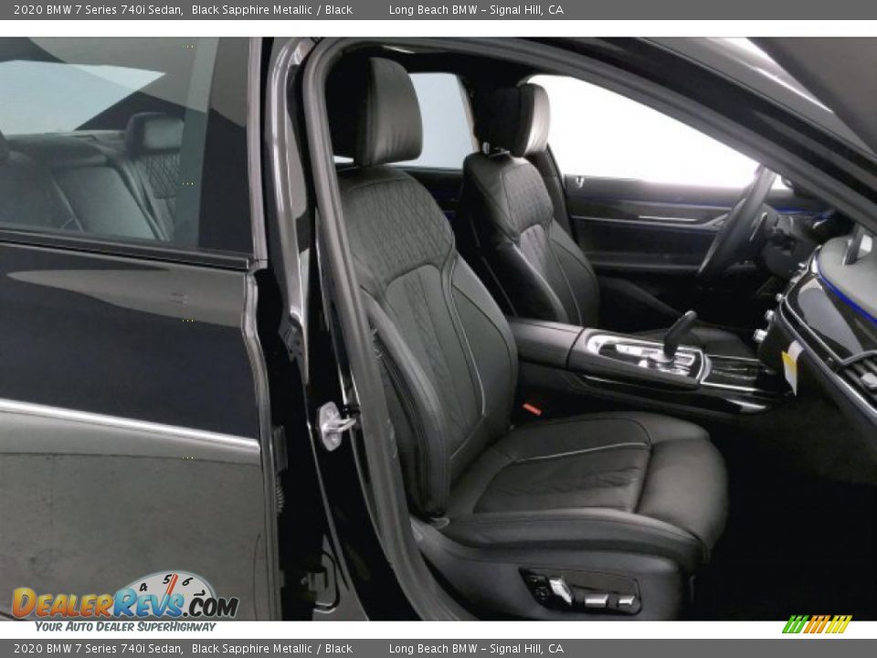 2020 BMW 7 Series 740i Sedan Black Sapphire Metallic / Black Photo #6