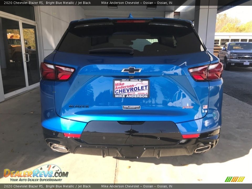 2020 Chevrolet Blazer RS Bright Blue Metallic / Jet Black Photo #4
