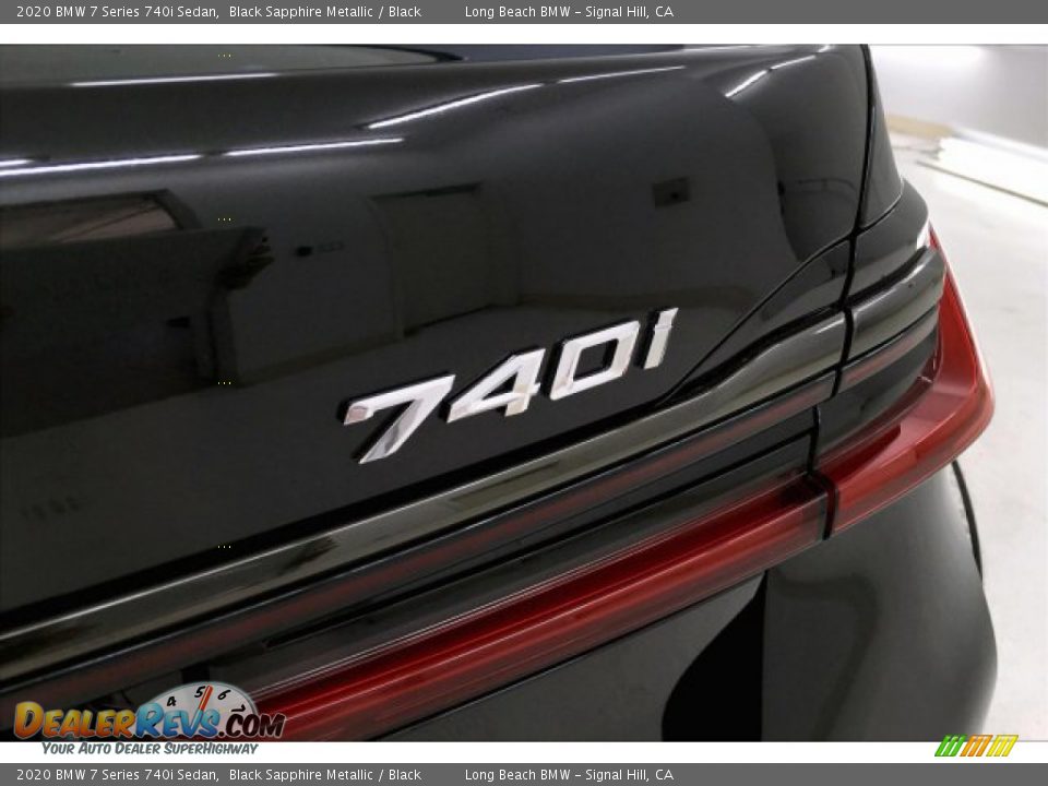 2020 BMW 7 Series 740i Sedan Black Sapphire Metallic / Black Photo #7