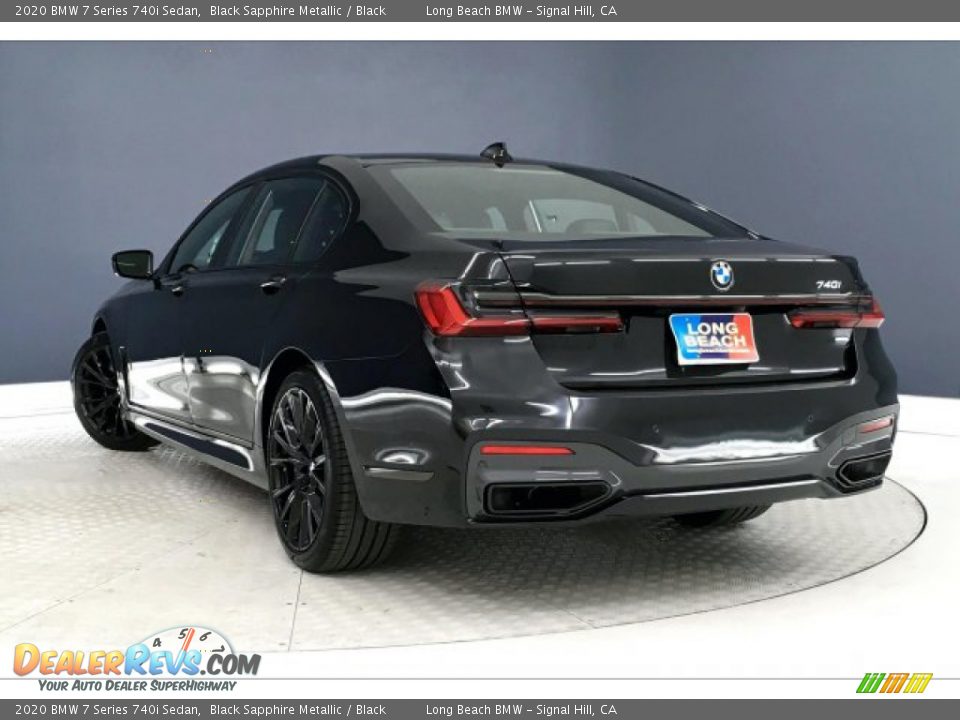 2020 BMW 7 Series 740i Sedan Black Sapphire Metallic / Black Photo #10