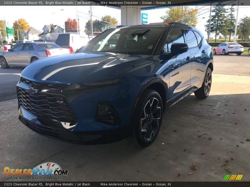 2020 Chevrolet Blazer RS Bright Blue Metallic / Jet Black Photo #6