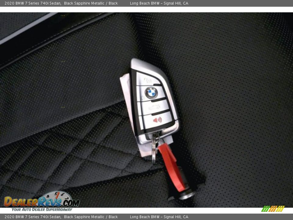 2020 BMW 7 Series 740i Sedan Black Sapphire Metallic / Black Photo #11