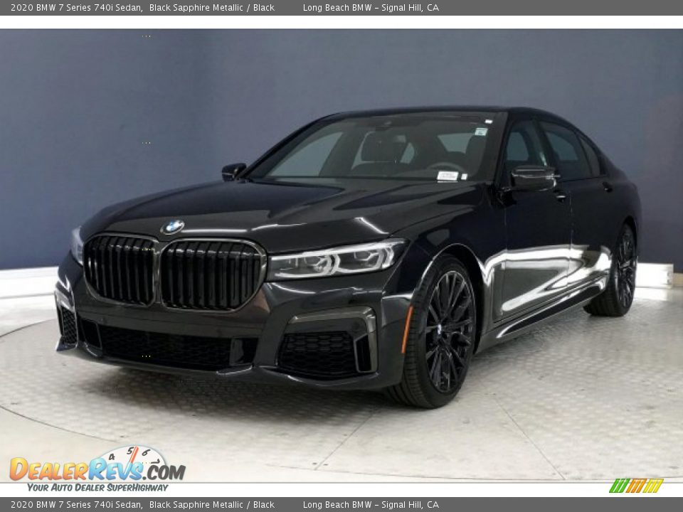 2020 BMW 7 Series 740i Sedan Black Sapphire Metallic / Black Photo #12