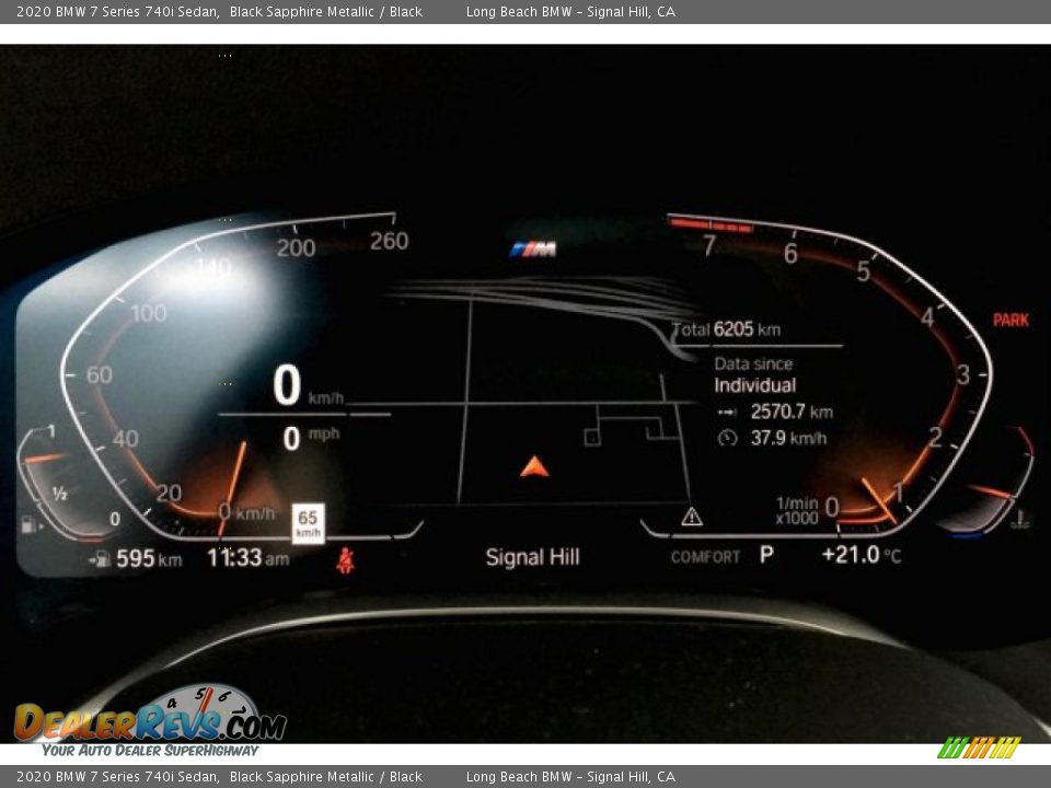 2020 BMW 7 Series 740i Sedan Black Sapphire Metallic / Black Photo #16