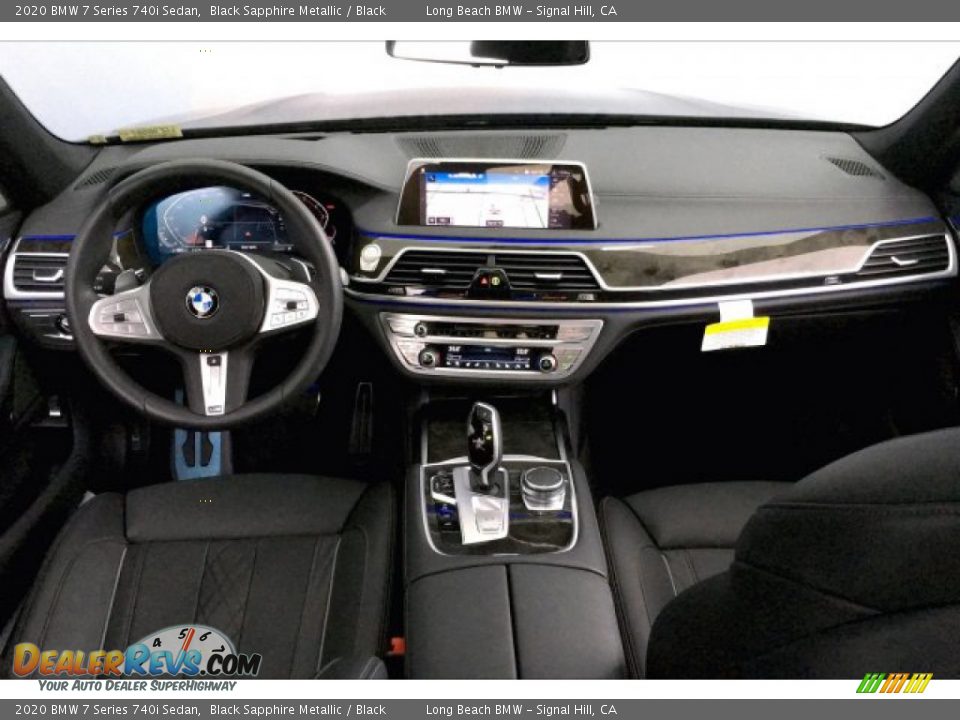 2020 BMW 7 Series 740i Sedan Black Sapphire Metallic / Black Photo #20