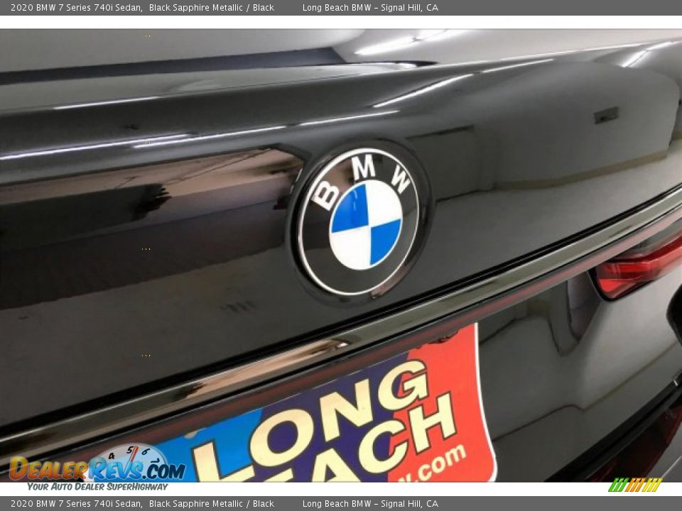 2020 BMW 7 Series 740i Sedan Black Sapphire Metallic / Black Photo #23