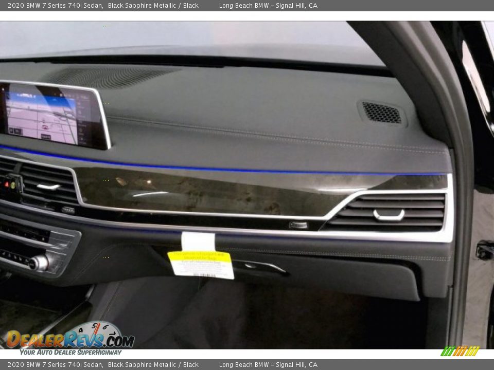 2020 BMW 7 Series 740i Sedan Black Sapphire Metallic / Black Photo #24