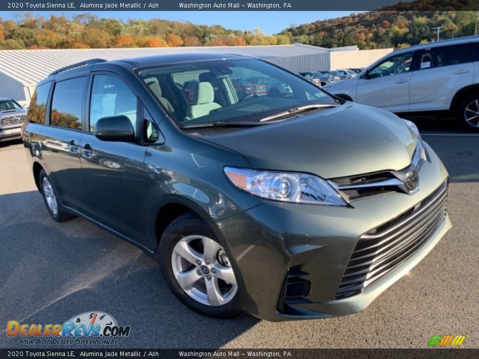 2020 Toyota Sienna LE Alumina Jade Metallic / Ash Photo #1