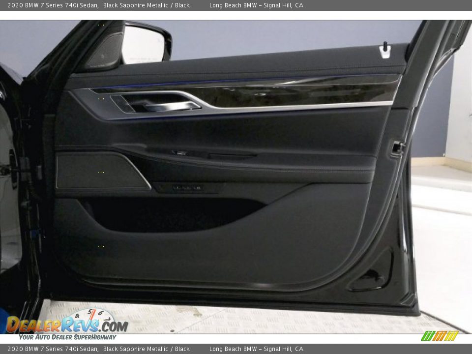 2020 BMW 7 Series 740i Sedan Black Sapphire Metallic / Black Photo #26