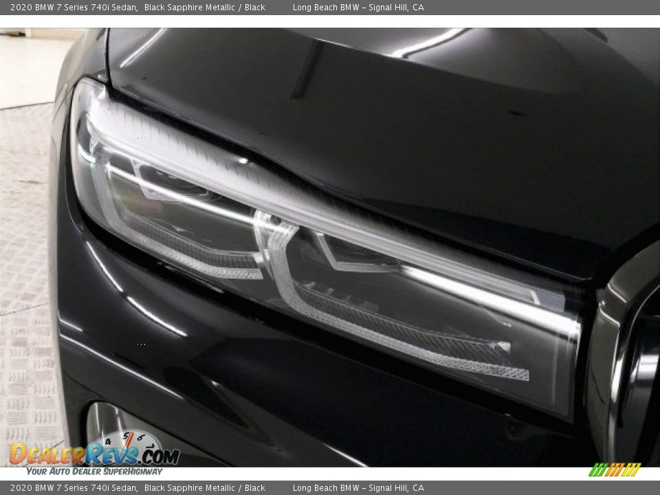 2020 BMW 7 Series 740i Sedan Black Sapphire Metallic / Black Photo #28