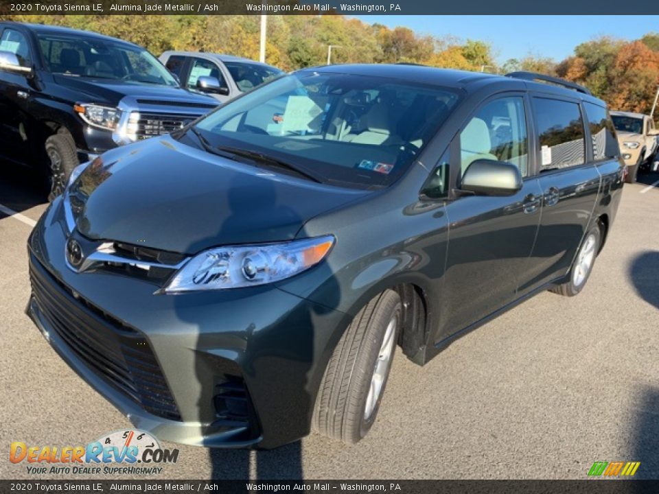 2020 Toyota Sienna LE Alumina Jade Metallic / Ash Photo #3