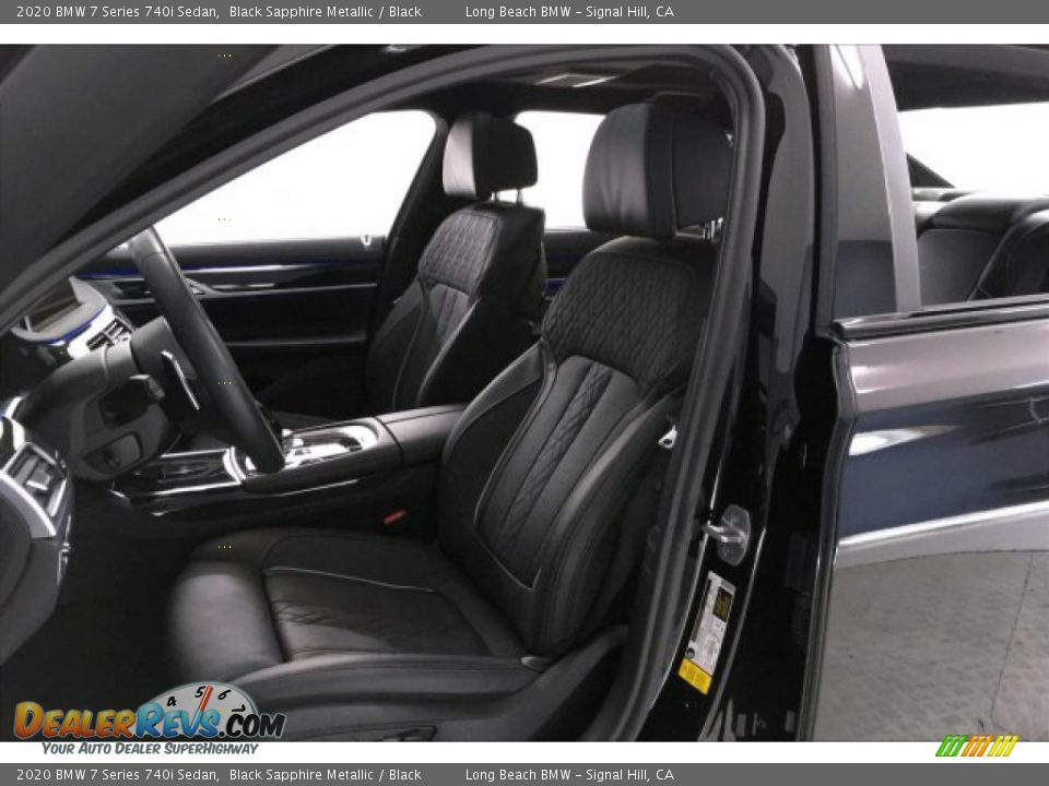 2020 BMW 7 Series 740i Sedan Black Sapphire Metallic / Black Photo #32