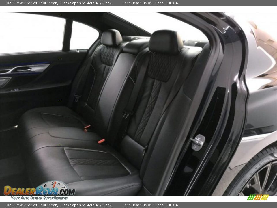 2020 BMW 7 Series 740i Sedan Black Sapphire Metallic / Black Photo #33