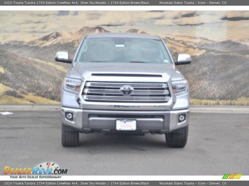 2020 Toyota Tundra 1794 Edition CrewMax 4x4 Silver Sky Metallic / 1794 Edition Brown/Black Photo #2