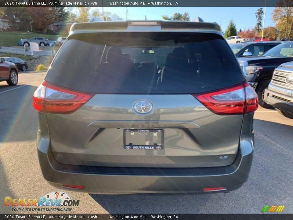 2020 Toyota Sienna LE Alumina Jade Metallic / Ash Photo #9