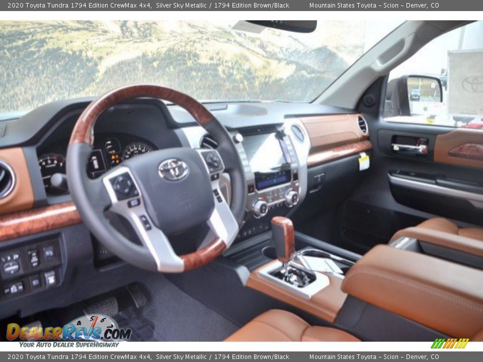 Dashboard of 2020 Toyota Tundra 1794 Edition CrewMax 4x4 Photo #5